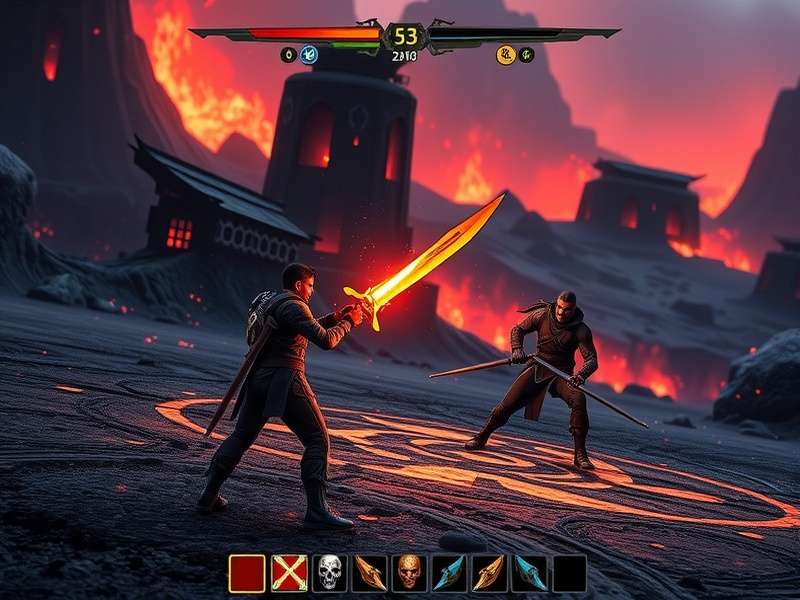 Volcanic Blade Skirmish character customization options